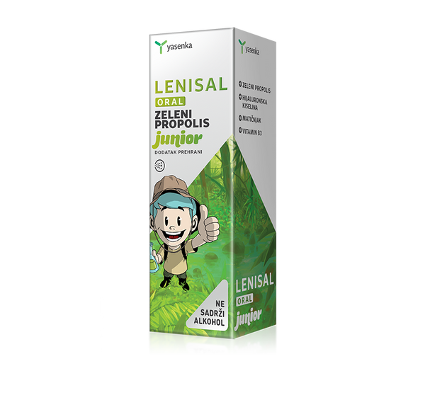 Yasenka Lenisal oral junior zeleni propolis sprej za usta 30 ml