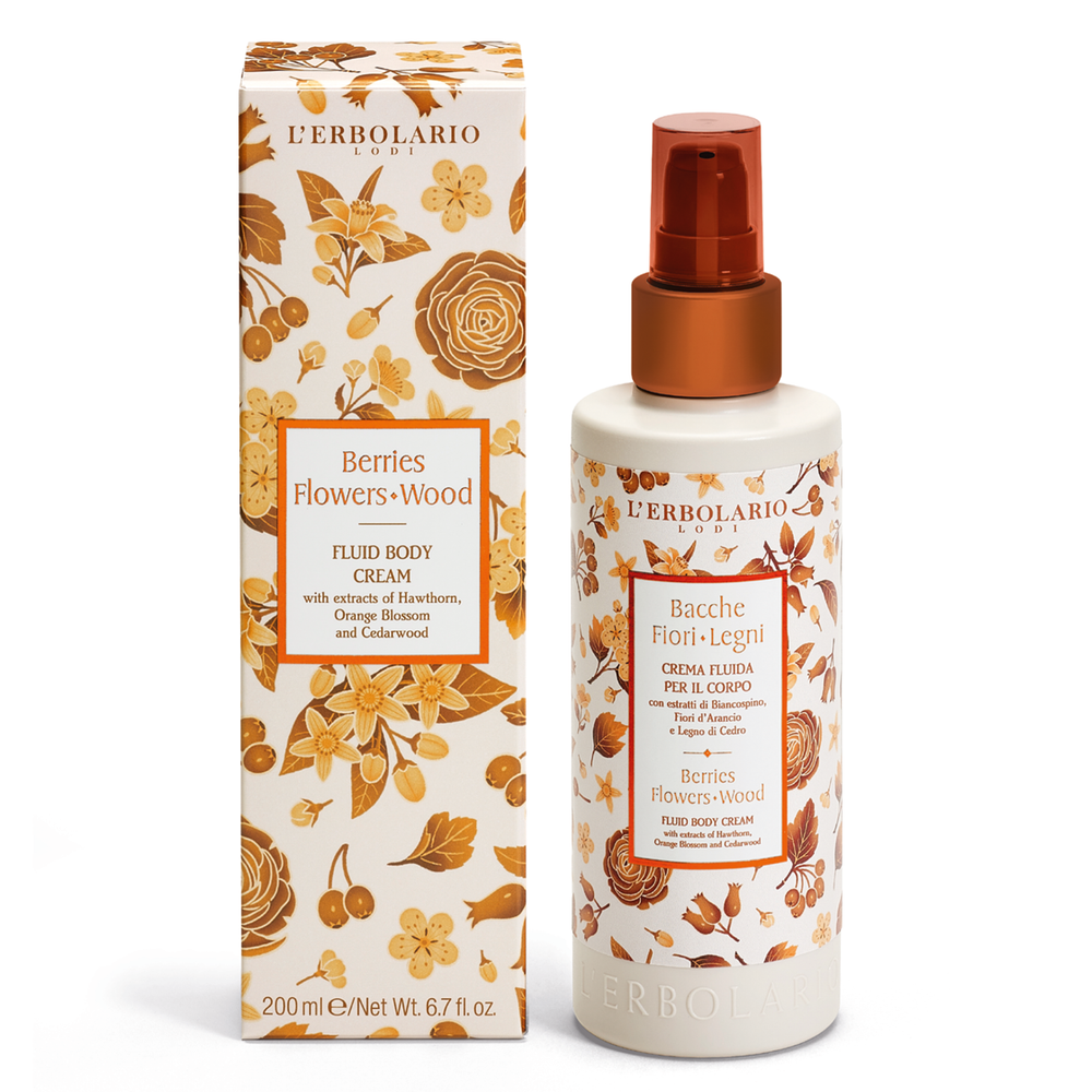 L'Erbolario Berries Flowers Wood fluidna krema za tijelo 200 ml