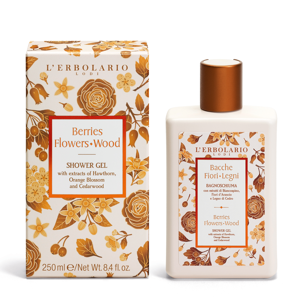 L'Erbolario Berries Flowers Wood gel za tuširanje 250 ml