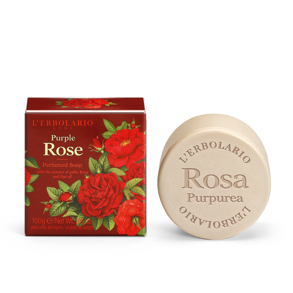 L'Erbolario Purple Rose mirisni sapun 100 g