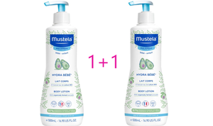 Mustela Hidratantno mlijeko za tijelo 500 ml 1+1 GRATIS