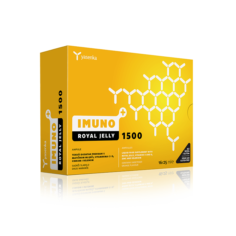 Yasenka IMUNO Royal Jelly 1500 16X25 ml