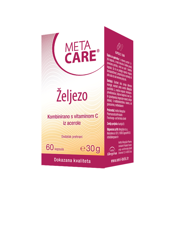 META-CARE Željezo 60 kapsula