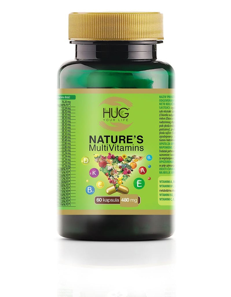 Hug Your Life Nature's MultiVitamins 60 kapsula