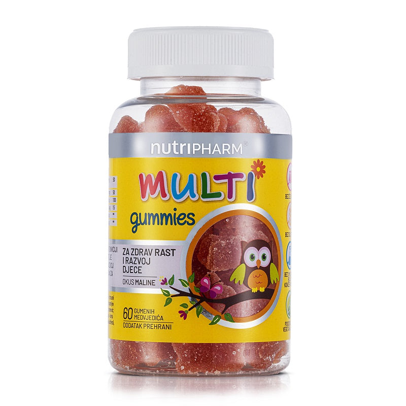 Nutripharm Multi Gummies 60 gumenih medvjedića