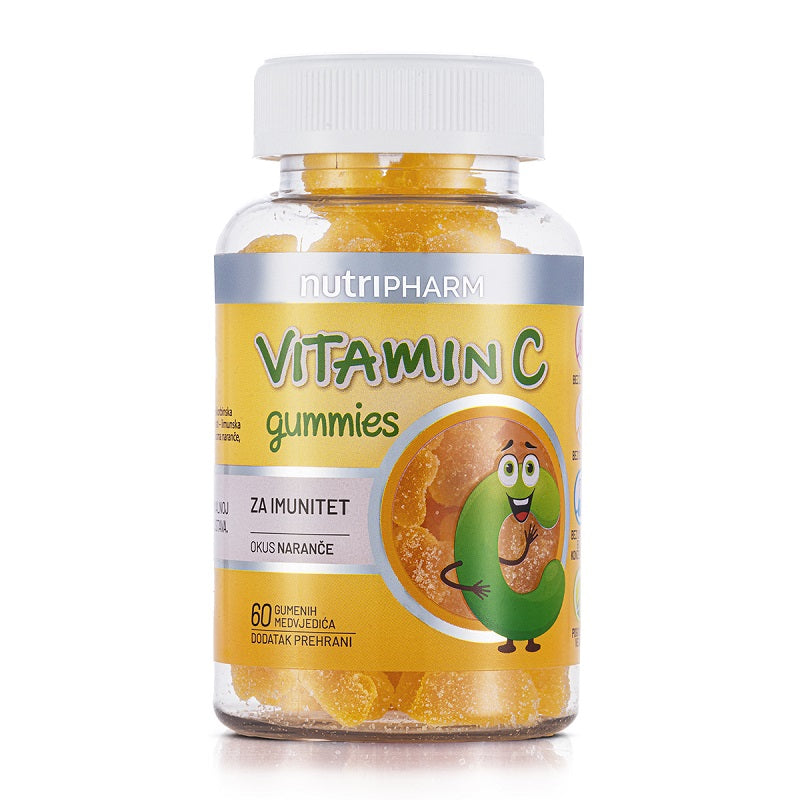 Nutripharm Vitamin C Gummies 60 gumenih medvjedića