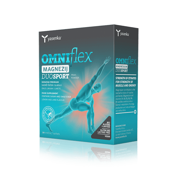 Yasenka Omniflex Magnezij DUO Sport 20 vrećica