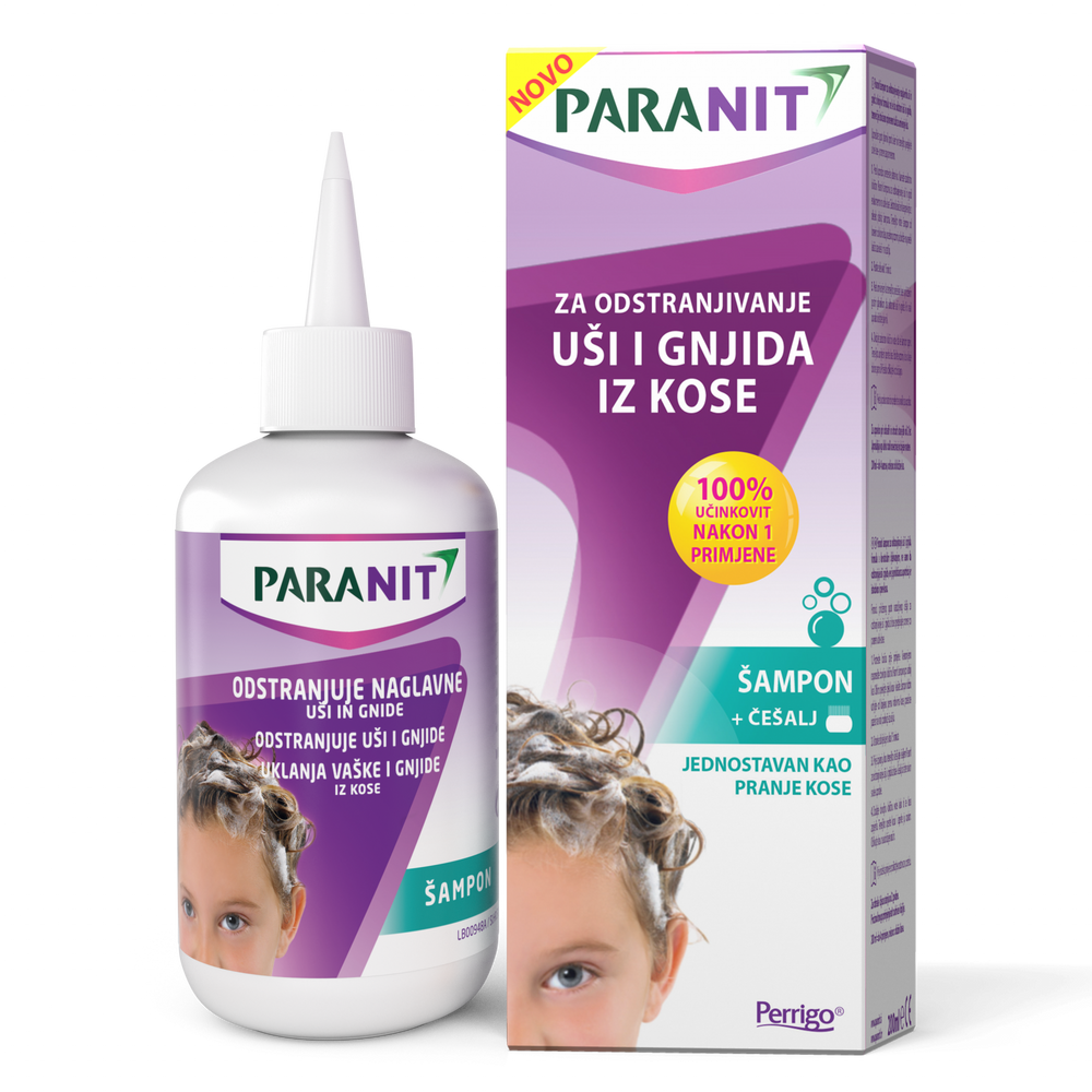 Paranit šampon protiv uši i gnjida 200ml + češalj