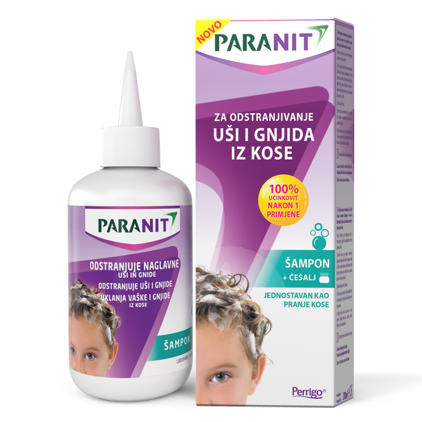 Paranit šampon protiv uši i gnjida 200ml + češalj