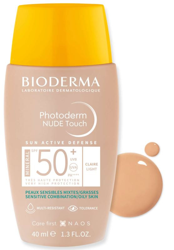 BIODERMA Photoderm Nude Touch svijetla nijansa SPF50+ 40 ml