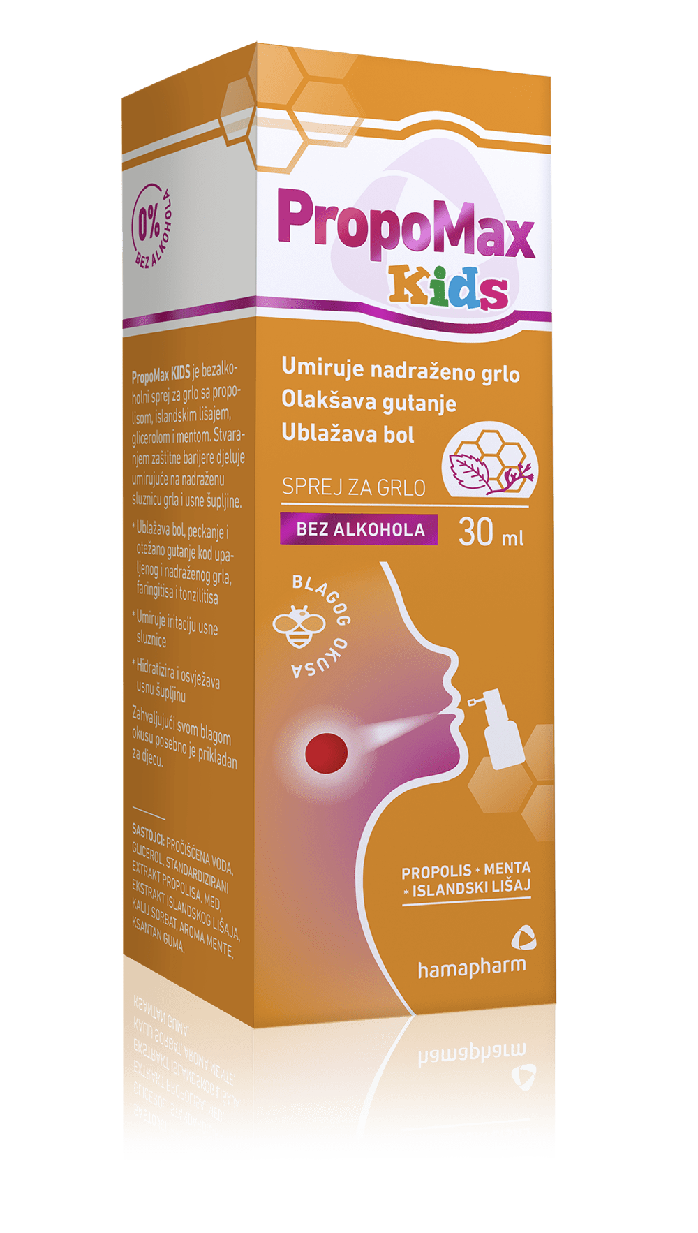 Hamapharm PropoMax KIDS sprej za grlo 30 ml