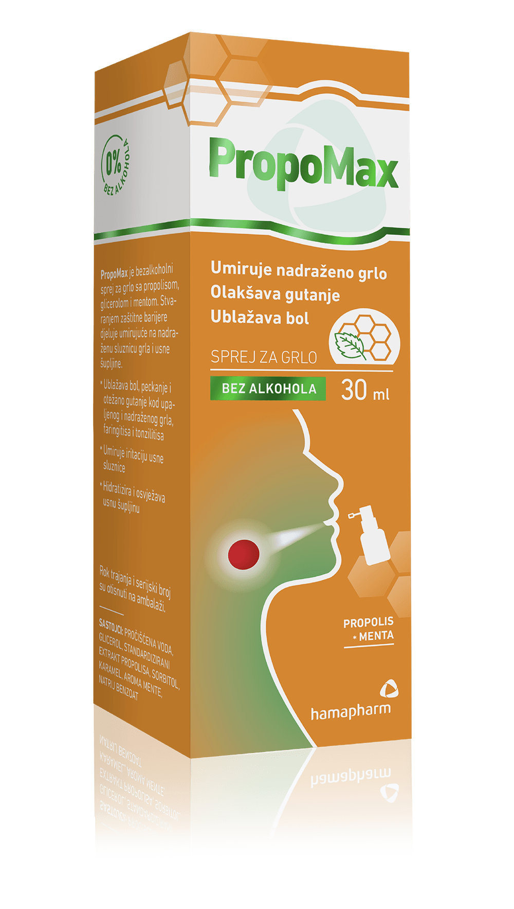 Hamapharm PropoMax sprej za grlo 30 ml