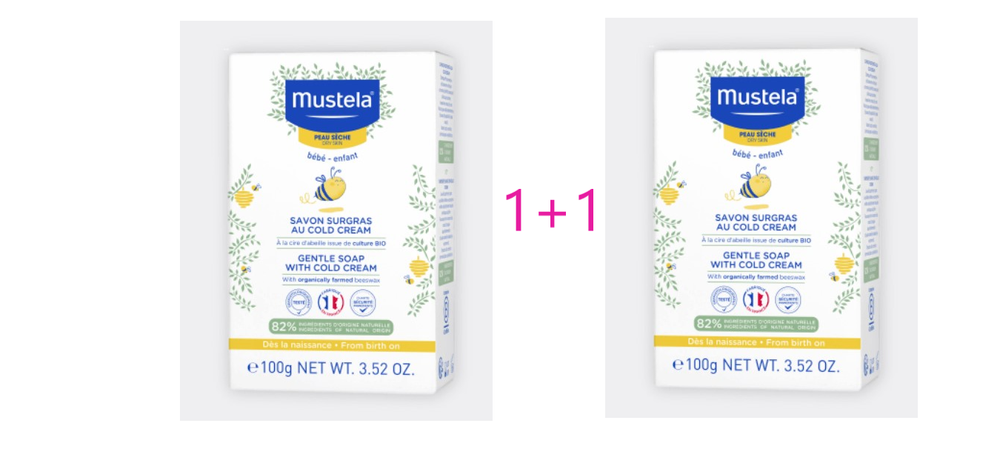 Mustela Sapun s Cold kremom 100g 1+1 GRATIS