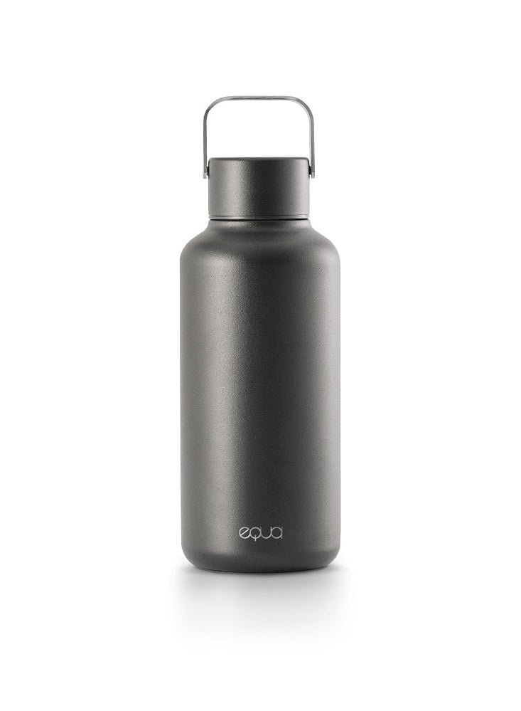 EQUA Timeless Dark Grey boca za vodu 600 ml