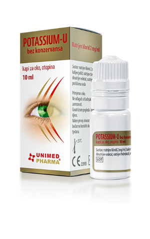 Potassium-U bez konzervansa Kapi za oči 10 ml
