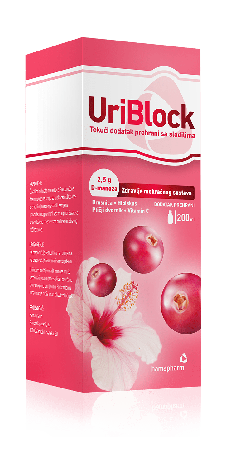 Hamapharm Uriblock tekući dodatak prehrani 200 ml