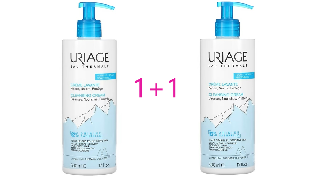 Uriage CREME LAVANTE pjenušava emulzija za pranje 500ml 1+1 GRATIS