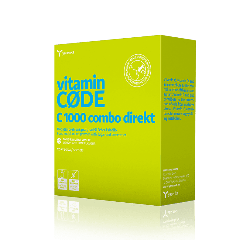 Yasenka Vitamine CODE C 1000 combo direkt 20 vrećica