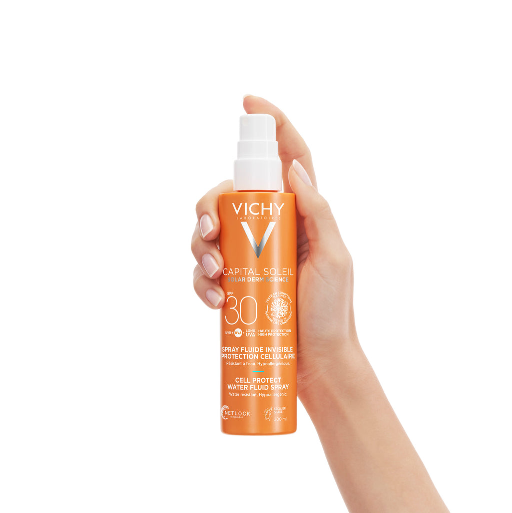 Vichy CAPITAL SOLEIL Vodeni fluid u spreju za zaštitu stanica kože SPF30 200 ml