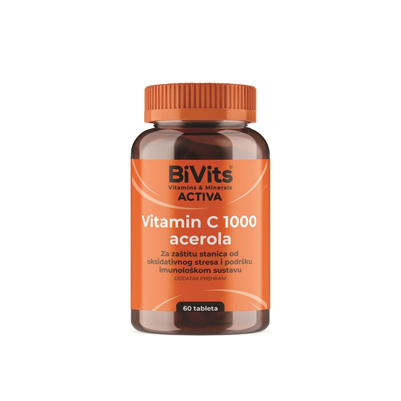BiVits Vitamin C 1000 i Acerola 60 tableta