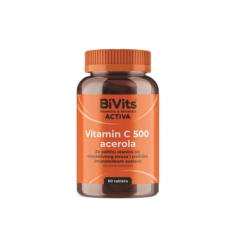 BiVits Vitamin C 500 i Acerola 60 tableta