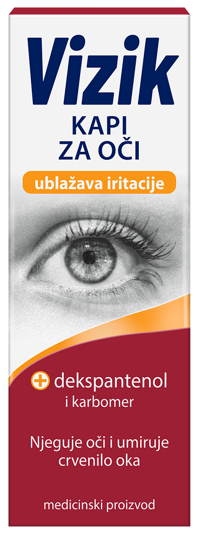 Vizik kapi za oči za ublažavanje iritacija 10 ml