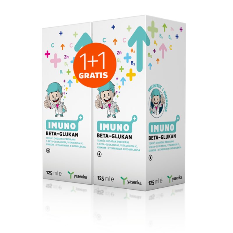 Yasenka IMUNO Beta Glukan JUNIOR 125 ml 1+1 gratis