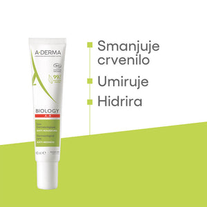 A-Derma Biology AR dermatološka njega protiv crvenila 40 ml