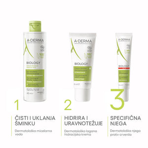A-Derma Biology AR dermatološka njega protiv crvenila 40 ml