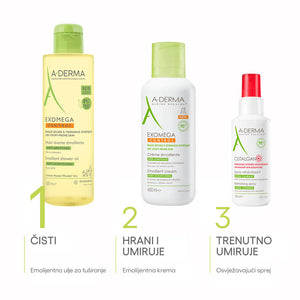 A-Derma Exomega Control Emolijentno ulje za tuširanje 500 ml
