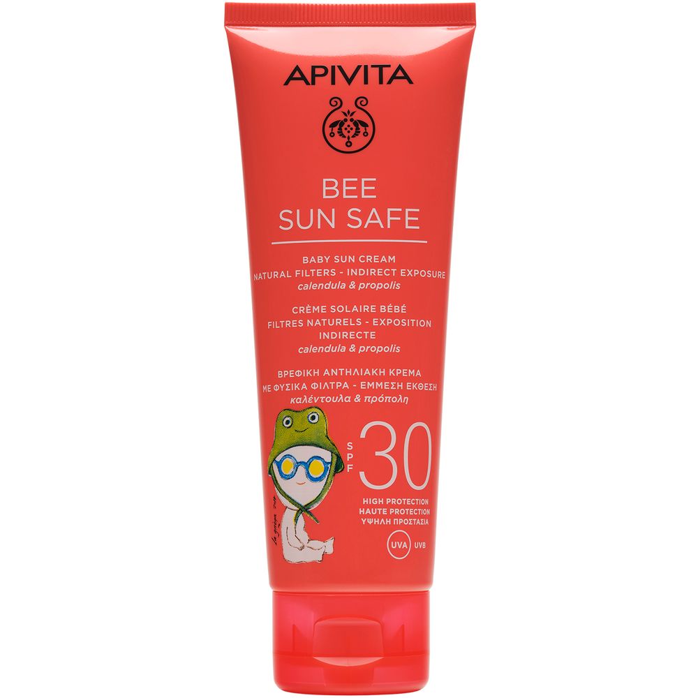 Apivita Bee Sun Safe dječja krema za sunčanje SPF 30, 100 ml