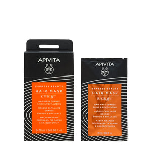 Apivita Express maska za sjaj i revitalizaciju kose s narančom 20ml