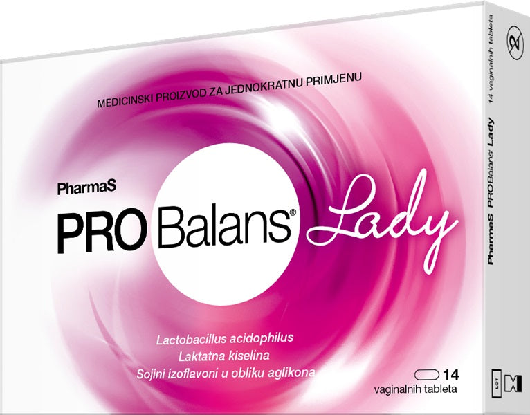 PharmaS ProBalans Lady vaginalne tablete 14 komada