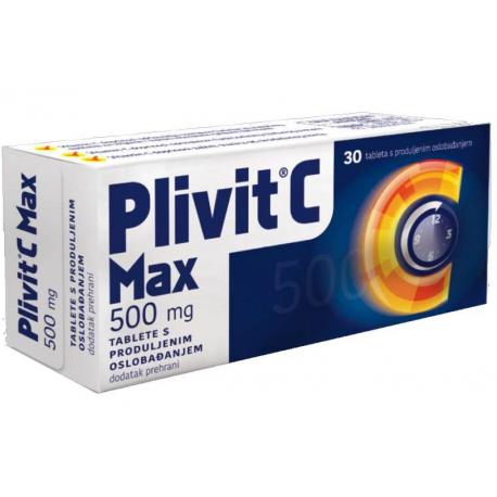 Plivit C Max 500mg tablete sa produljenim oslobađanjem, 30 tableta
