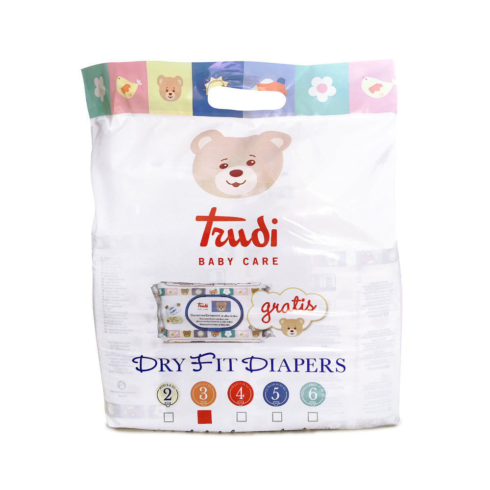 Trudi Dry Fit pelene 3 MIDI 4-9kg 60 pelena