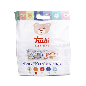 Trudi Dry Fit pelene 3 MIDI 4-9kg 60 pelena