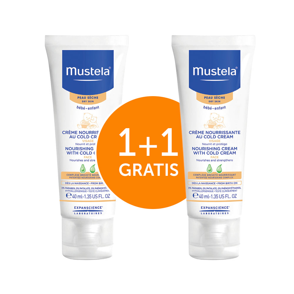 Mustela hranjiva krema s cold kremom 40 ml 1+1 GRATIS
