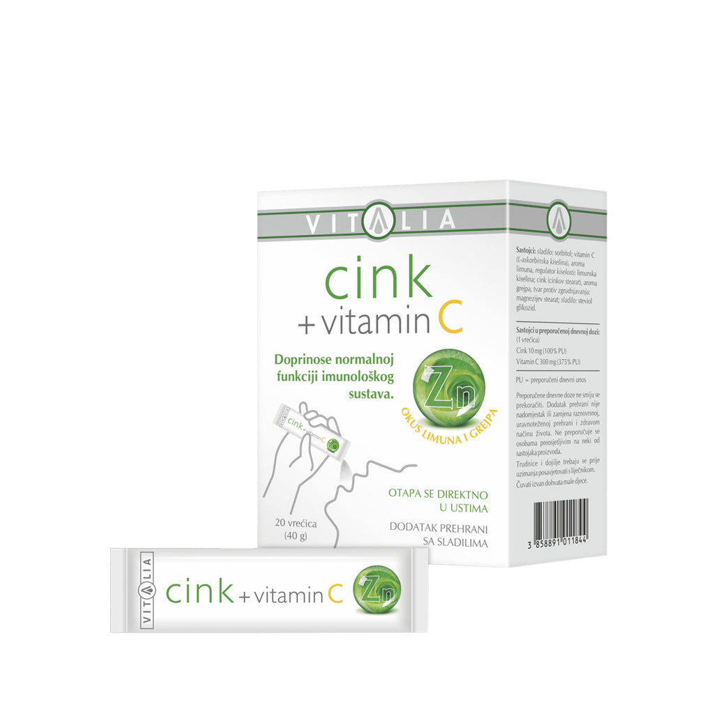 Vitalia Cink + vitamin C 20 vrećica