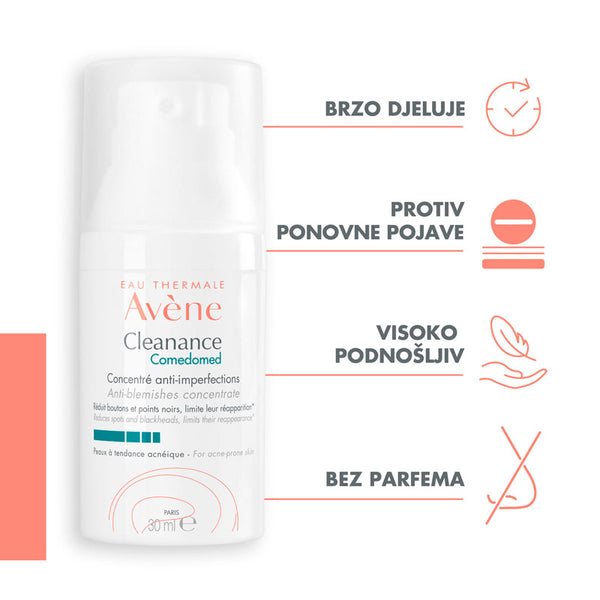 Avene Cleanance Comedomed koncentrat protiv nepravilnosti 30 ml