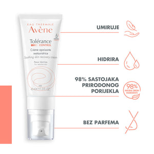 Avene Tolerance Control krema, 40 ml