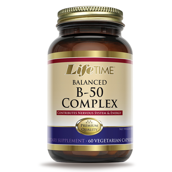 LIFETIME B-50 kompleks 60 vege kapsula