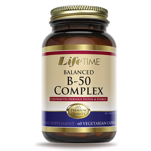 LIFETIME B-50 kompleks 60 vege kapsula