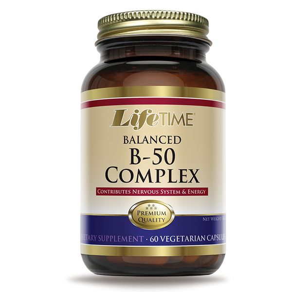 LIFETIME B-50 kompleks 60 vege kapsula
