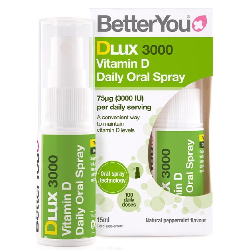 Better You Dlux 3000 Vitamin D sprej 15 ml