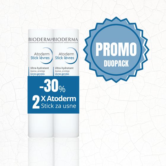 ATODERM BALZAM ZA USNE-STICK 4G DUO