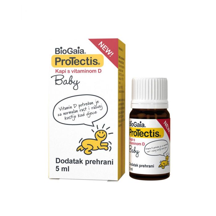 BioGaia Protectis Baby kapi s Vitaminom D3 5ml