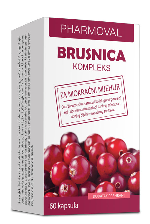 Pharmoval Brusnica kompleks 60 kapsula