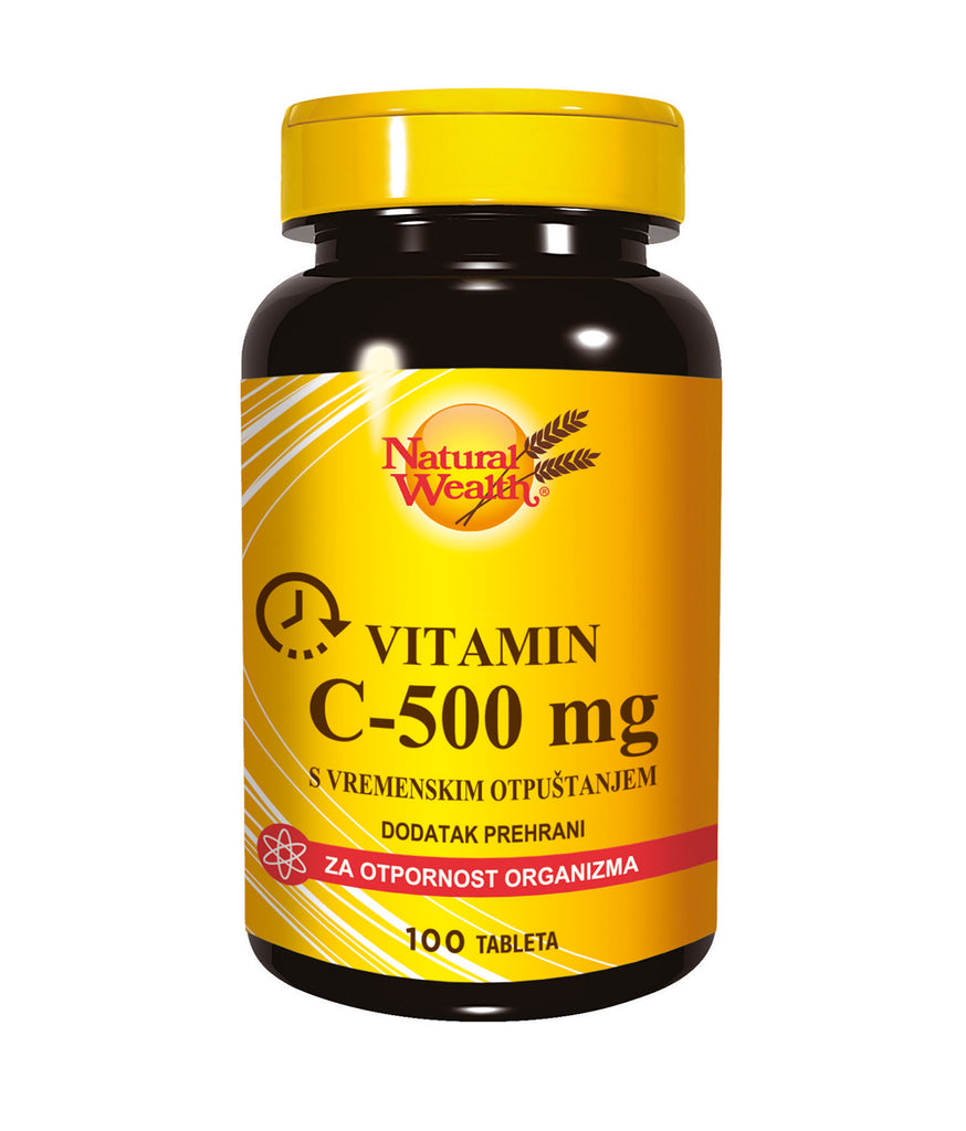 Natural Wealth Vitamin C-500 mg s vremenskim otpuštanjem 100 tableta