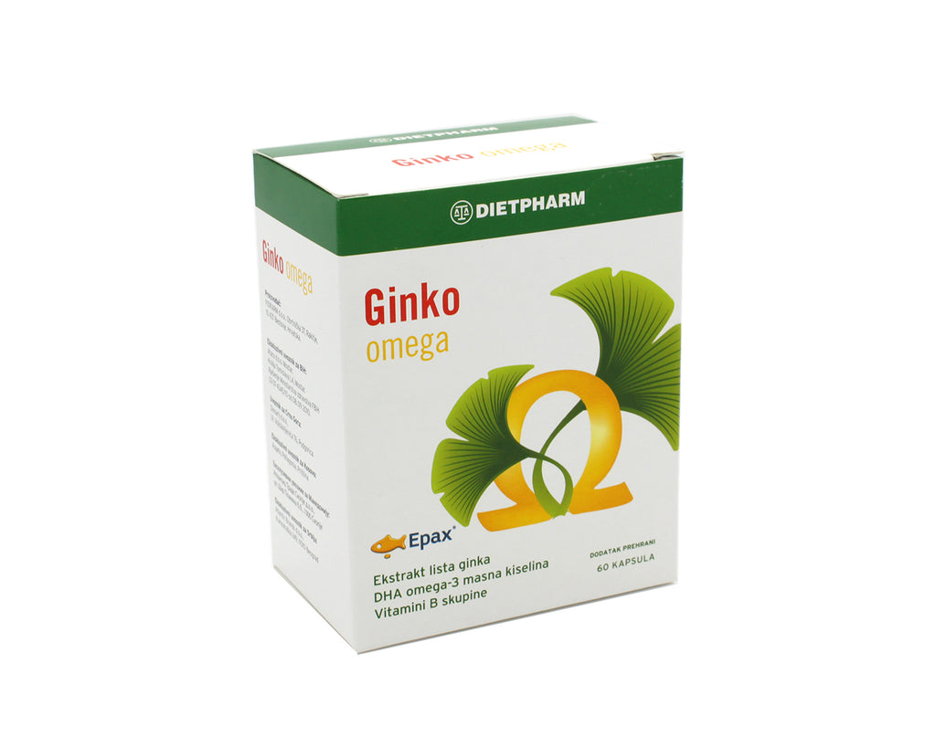 DIETPHARM Ginko Omega kapsule, 60 želatinoznih kapsula
