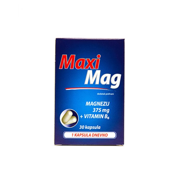 MaxiMag kapsule 375 mg, 30 kapsula